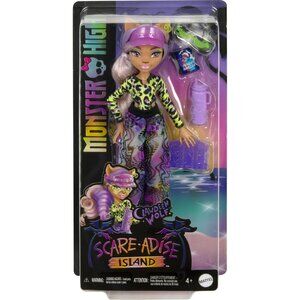 Monster High Scare-adise Island Clawdeen Wolf Fashion Doll with Swimsuit & Acces